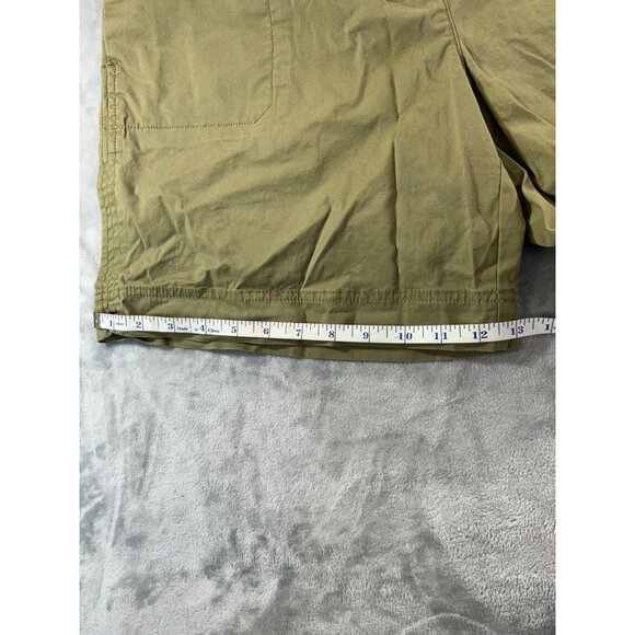 J. Jill Shorts Women's 12 green stretch bottoms w drawstring closure and pockets - Picture 9 of 14